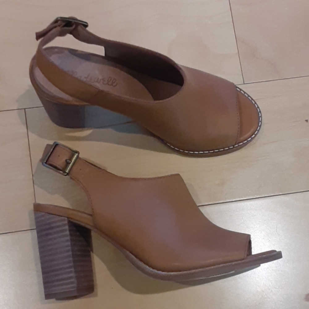MADEWELL THE CARY PEEP TOE SANDALS